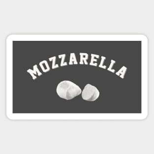 Mozzarella Cheese Funny Foody Team Logo Magnet